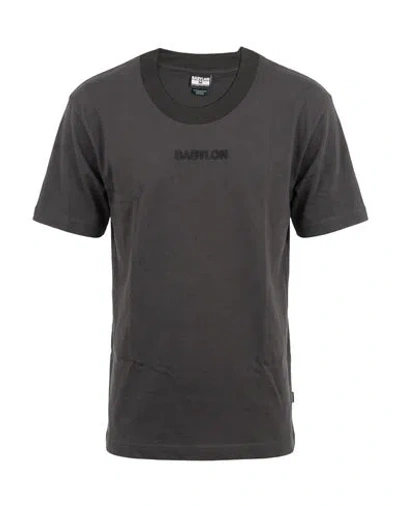 Babylon La Man T-shirt Charcoal Size 36 Cotton In Gray