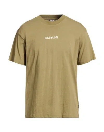 Babylon La Man T-shirt Military Green Size 36 Cotton