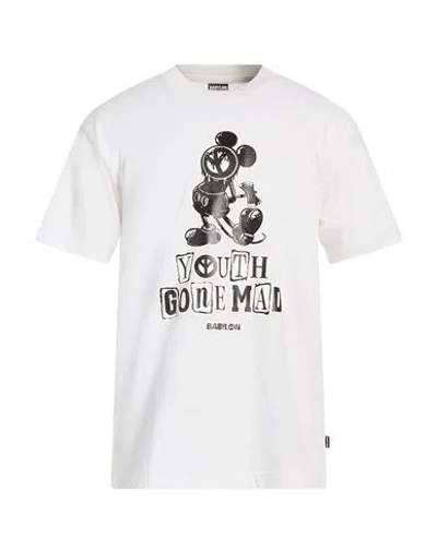 Babylon La Man T-shirt White Size 36 Cotton