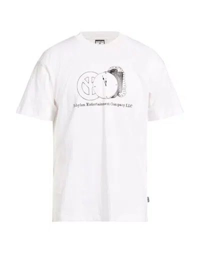 Babylon La Man T-shirt White Size 36 Cotton In Gray