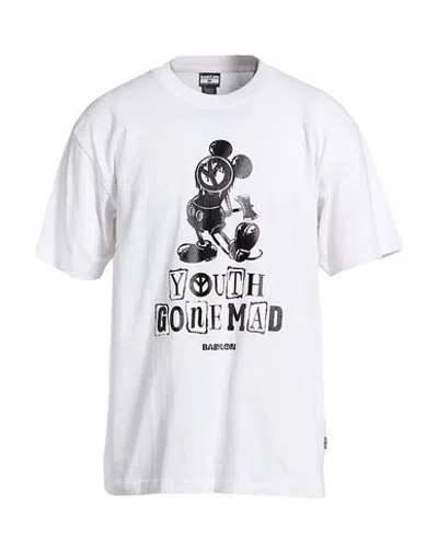 Babylon La Man T-shirt White Size S Cotton