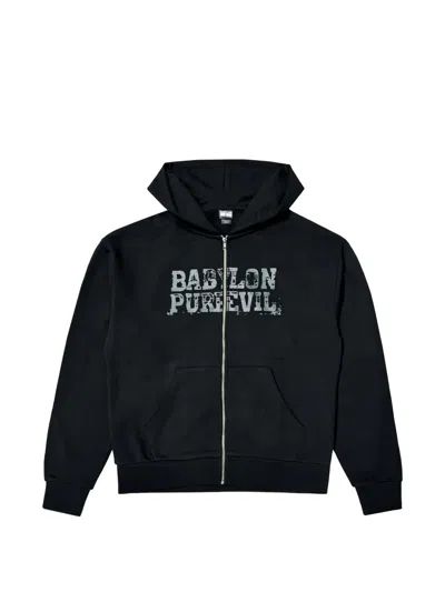 Babylon La Zip Hoodie In Blue