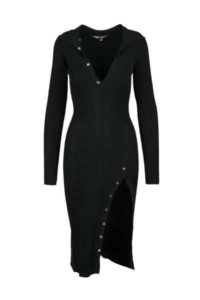 Babylon Long Knit Dress Black
