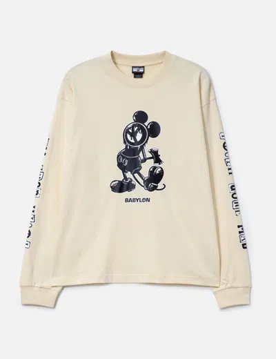 Babylon Long Sleeve Youth Gone Mad T-shirt In Brown