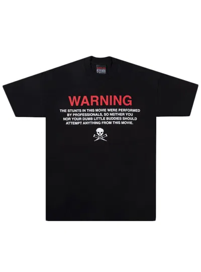 Pre-owned Babylon Men's  Jackass Warning T-shirt In Black