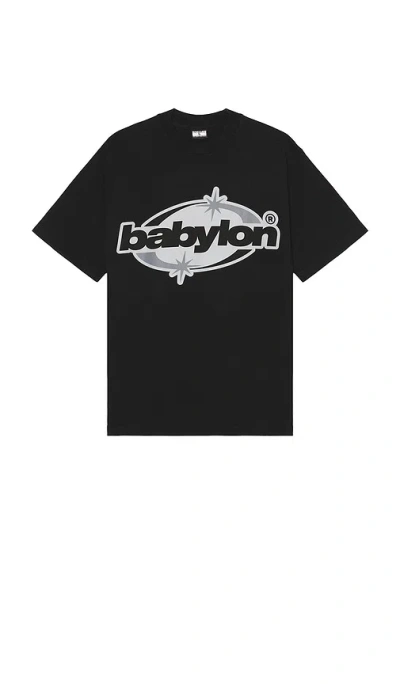 Babylon Star T-shirt In Black
