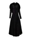 Babylon Woman Maxi Dress Black Size 6 Polyamide, Polyester, Elastane
