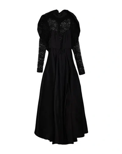 Babylon Woman Maxi Dress Black Size 6 Polyamide, Polyester, Elastane