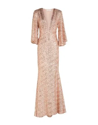 Babylon Woman Maxi Dress Blush Size 8 Polyamide, Elastane In Neutral