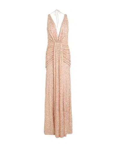 Babylon Woman Maxi Dress Blush Size 8 Polyamide In Neutral