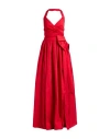 Babylon Woman Maxi Dress Red Size 8 Polyester In Red