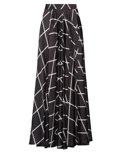 Babylon Woman Maxi Skirt Black Size 10 Polyamide