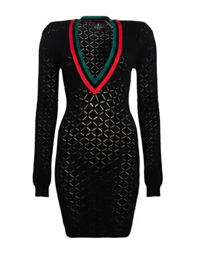 Babylon Woman Mini Dress Black Size 1 Viscose, Polyester