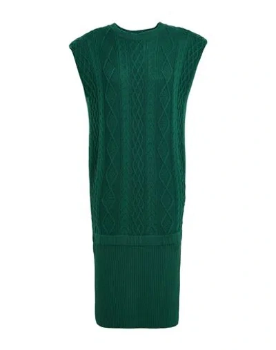 Babylon Woman Mini Dress Green Size 3 Wool