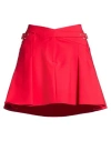 Babylon Woman Mini Skirt Red Size 6 Polyamide, Elastane In Red
