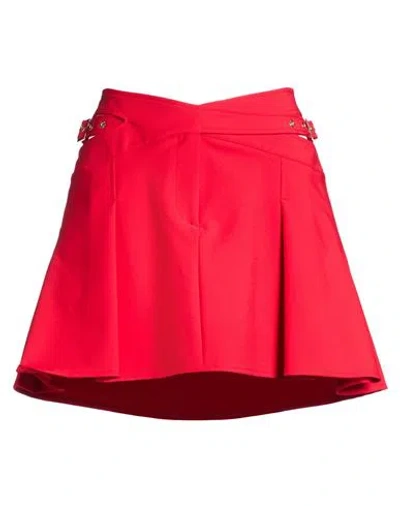 Babylon Woman Mini Skirt Red Size 6 Polyamide, Elastane