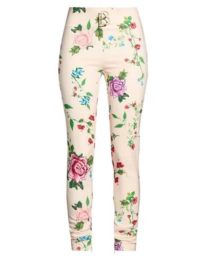 Babylon Woman Pants Apricot Size 4 Polyester, Elastane In Orange
