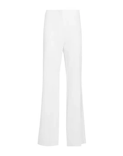 Babylon Woman Pants Ivory Size 12 Polyamide, Elastane In White