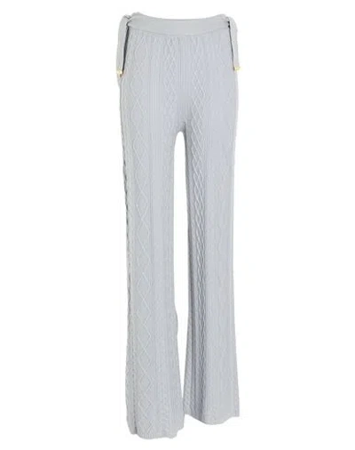 Babylon Woman Pants Light Grey Size 10 Wool In Gray