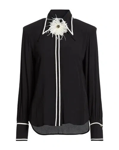 Babylon Woman Shirt Black Size 6 Viscose