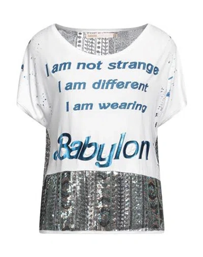 Babylon Woman T-shirt Blue Size 8 Cotton