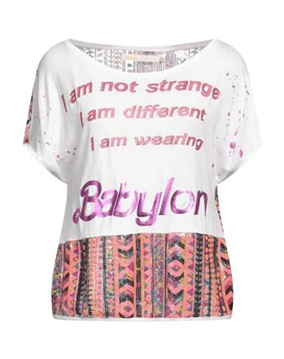 Babylon Woman T-shirt Pink Size 8 Cotton