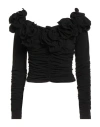 Babylon Woman Top Black Size 8 Polyester, Elastane