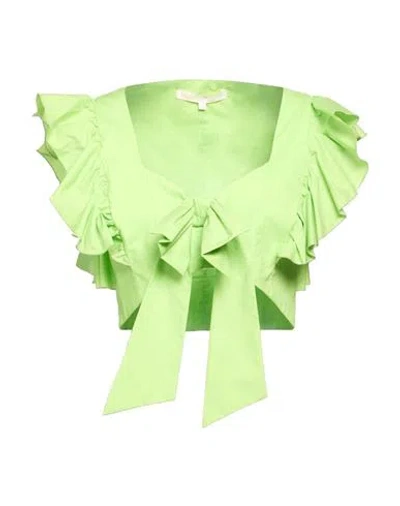 Babylon Woman Top Lime Green Size 4 Cotton