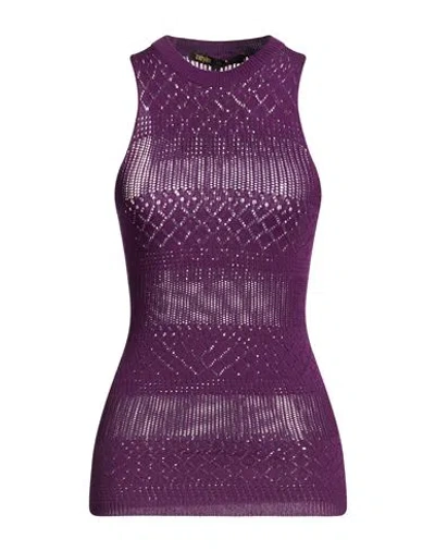 Babylon Woman Top Purple Size 3 Viscose, Polyester