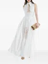 Babylone Paris Lace-insert Maxi Dress