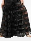 Babylone Paris Leather Lace-insert Trousers
