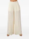 Babylone Paris Pleated Semi-sheer Trousers