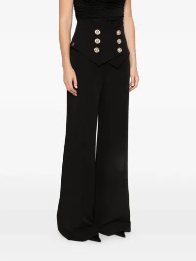Babylone Paris Wide-leg Trousers In Black