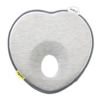 Babymoov Lovenest Patented Cotton Medium Support Pillow In Smokey