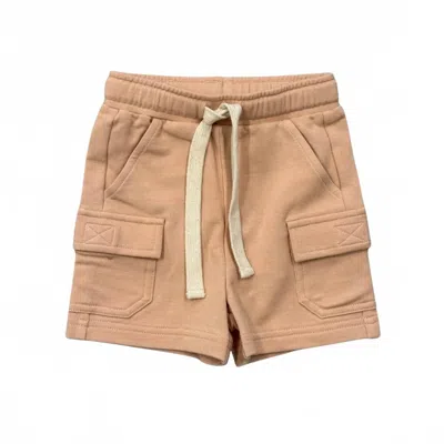 Babysprouts Kids' Boy's Cargo Shorts In Maple In Neutral
