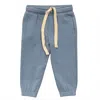 Babysprouts Kid's Drawstring Jogger In Dusty Blue In Blue