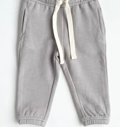 Babysprouts Kid's Drawstring Jogger In Gray Wash In Multi