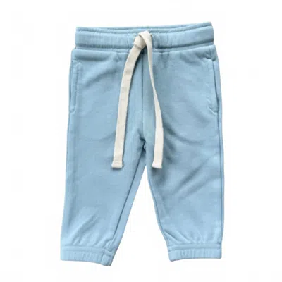Babysprouts Kid's Drawstring Jogger In Ski Blue