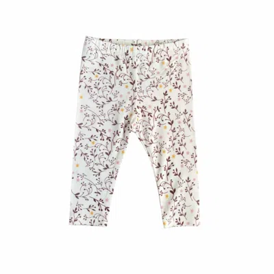 Babysprouts Kids' Basic Leggings In Floral Vines In Multi