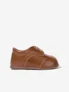 Babywalker Baby Boys Leather Lace Up Shoes In Brown