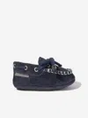 Babywalker Baby Boys Suede Moccasins In Blue