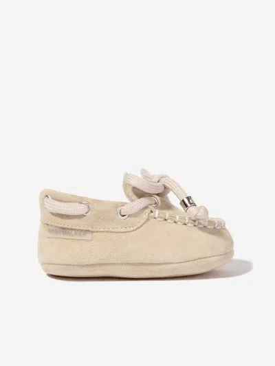 Babywalker Kids'  Baby Boys Suede Moccasins In Neutral
