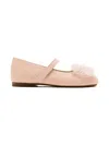 Babywalker Bow-embellished Ballerina Shoes In Pink