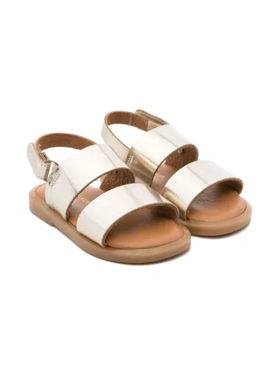 Babywalker Kids' Double-strap Sandals In Gold