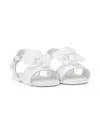 Babywalker Floral-appliqué Sandals In White