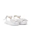 Babywalker Leather Ballerina Shoes In White