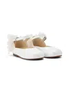 Babywalker Leather Ballerina Shoes In White
