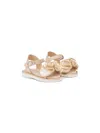 Babywalker Leather Buckle-fastening Sandals In Neutrals