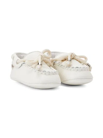 Babywalker Babies' Leather Pre-walkers In White