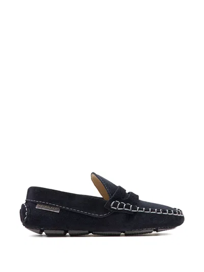 Babywalker Kids' Stitched Loafers In Black